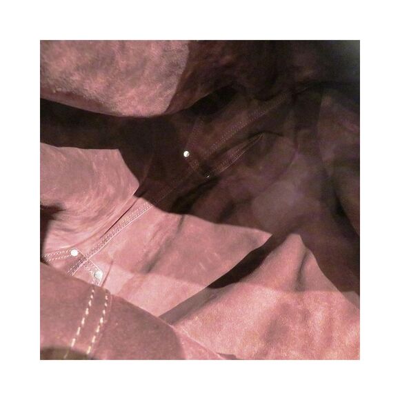 Pre Loved Tiffany & Co Tiffany  Co Metallic Leather Tote Bag with Matching Pouch - Picture 6 of 8